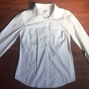 J Crew Haberdashery White Button Down